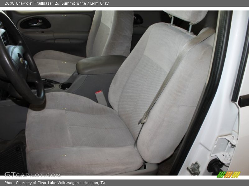 Summit White / Light Gray 2008 Chevrolet TrailBlazer LS