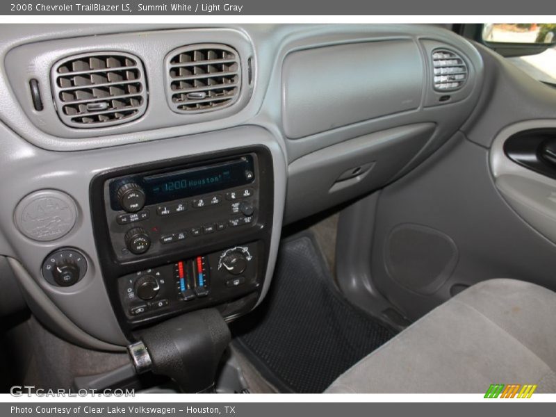 Summit White / Light Gray 2008 Chevrolet TrailBlazer LS