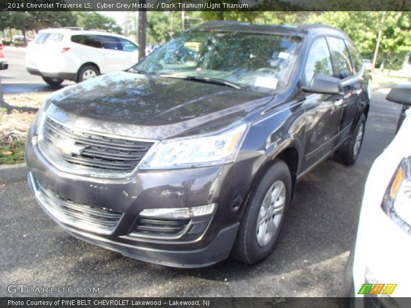 Cyber Grey Metallic / Dark Titanium/Light Titanium 2014 Chevrolet Traverse LS