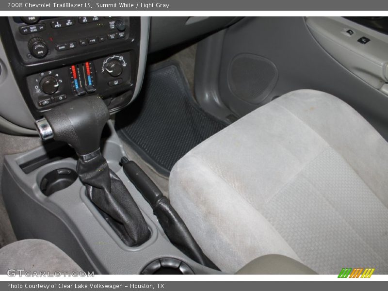 Summit White / Light Gray 2008 Chevrolet TrailBlazer LS