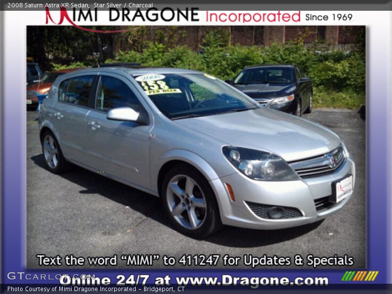 Star Silver / Charcoal 2008 Saturn Astra XR Sedan