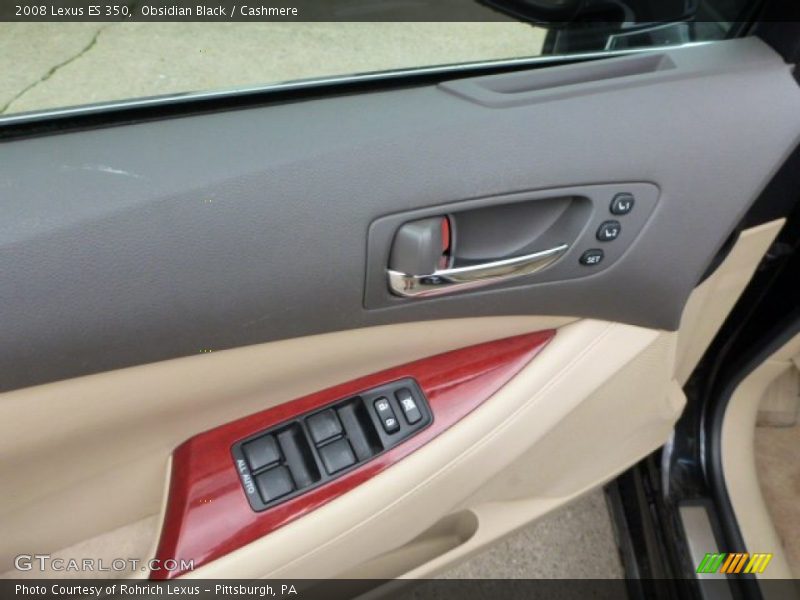 Obsidian Black / Cashmere 2008 Lexus ES 350