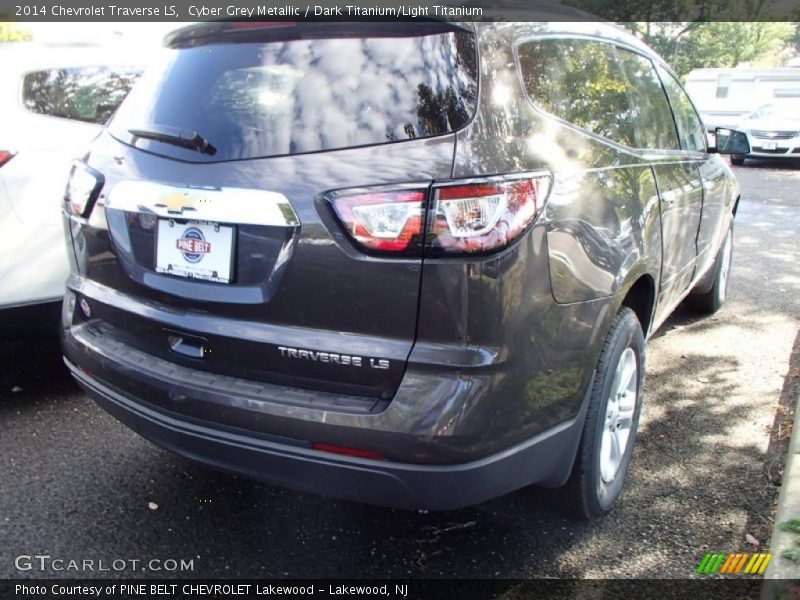 Cyber Grey Metallic / Dark Titanium/Light Titanium 2014 Chevrolet Traverse LS