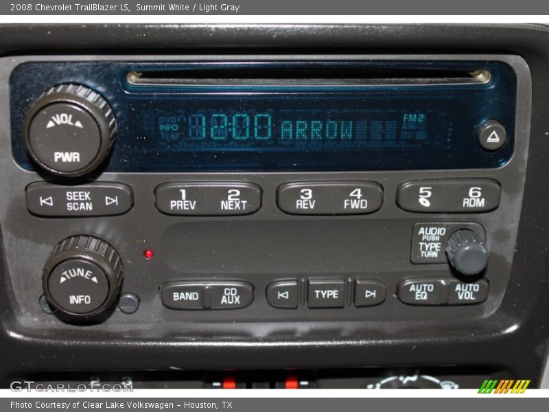 Summit White / Light Gray 2008 Chevrolet TrailBlazer LS