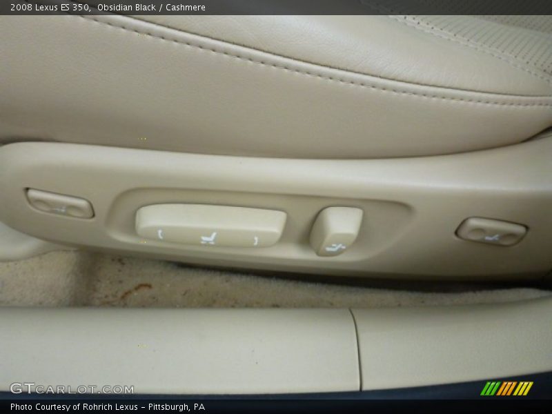 Obsidian Black / Cashmere 2008 Lexus ES 350