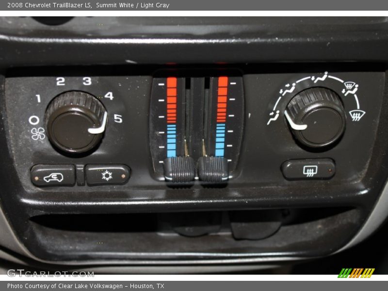 Summit White / Light Gray 2008 Chevrolet TrailBlazer LS