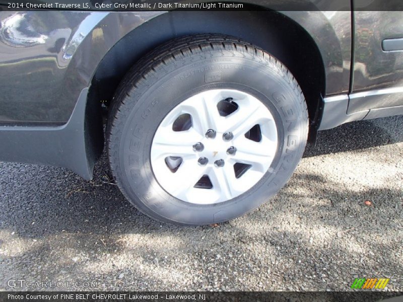Cyber Grey Metallic / Dark Titanium/Light Titanium 2014 Chevrolet Traverse LS