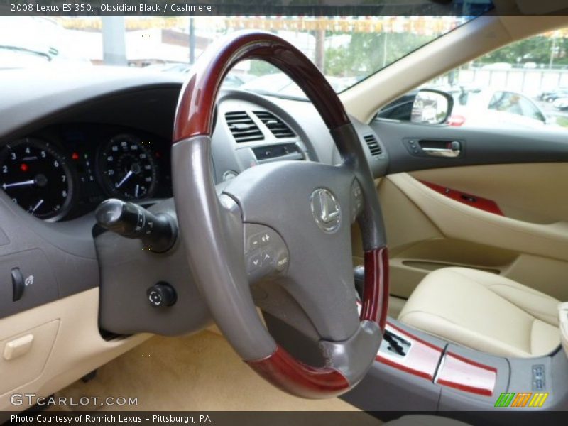 Obsidian Black / Cashmere 2008 Lexus ES 350