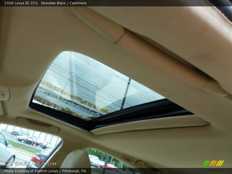 Obsidian Black / Cashmere 2008 Lexus ES 350