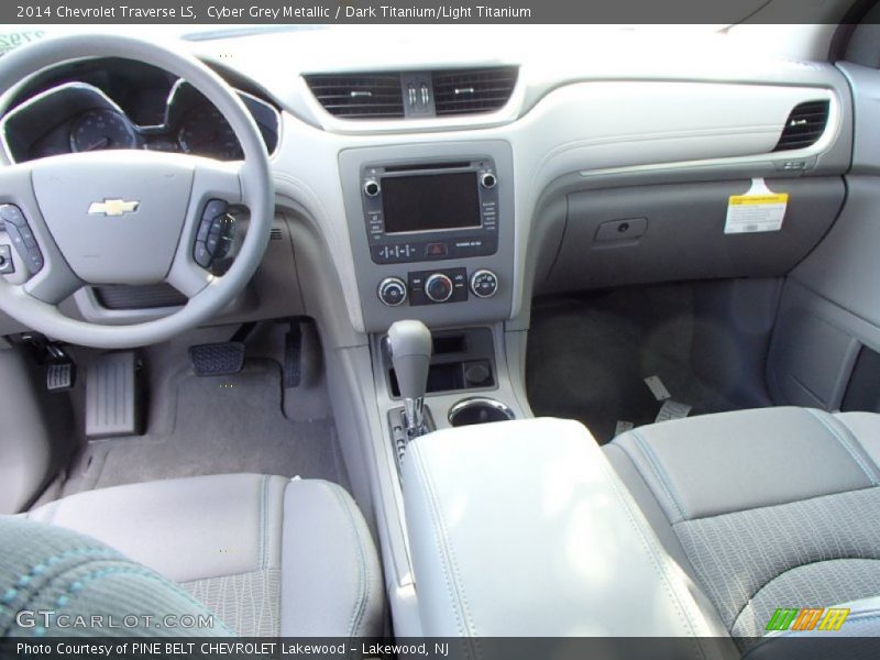 Cyber Grey Metallic / Dark Titanium/Light Titanium 2014 Chevrolet Traverse LS
