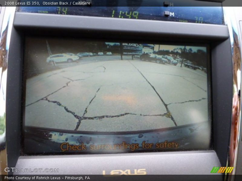 Obsidian Black / Cashmere 2008 Lexus ES 350