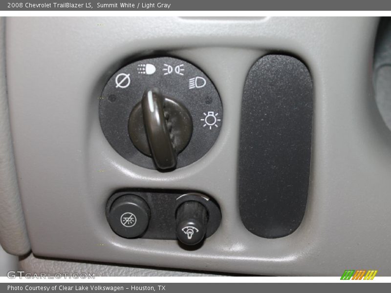 Summit White / Light Gray 2008 Chevrolet TrailBlazer LS