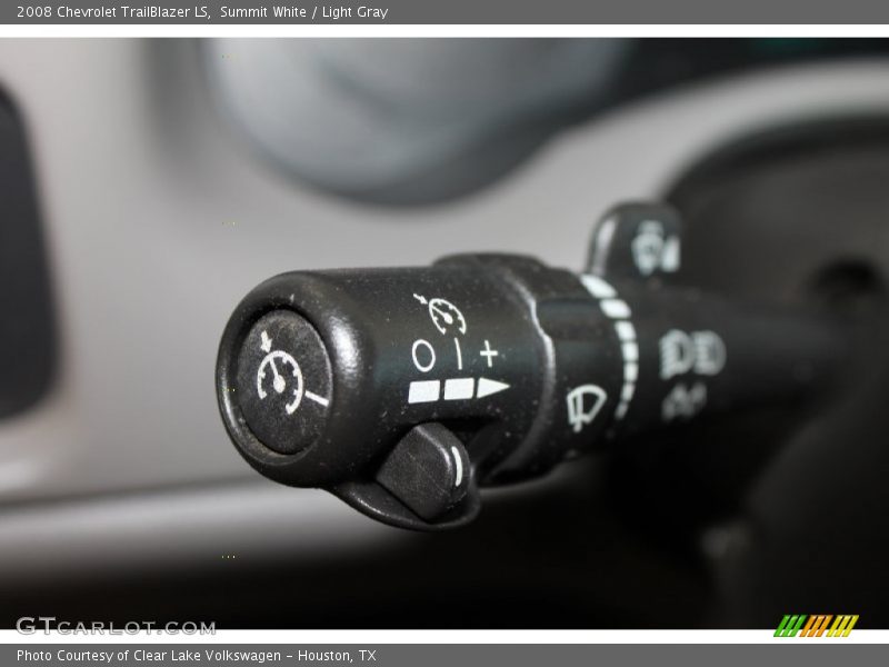 Summit White / Light Gray 2008 Chevrolet TrailBlazer LS