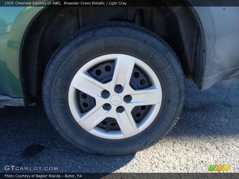 Meander Green Metallic / Light Gray 2005 Chevrolet Equinox LS AWD