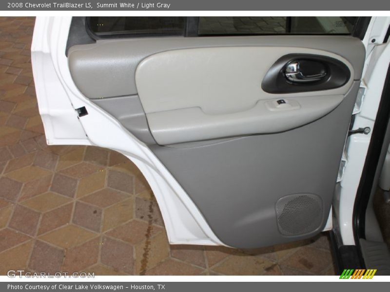 Summit White / Light Gray 2008 Chevrolet TrailBlazer LS