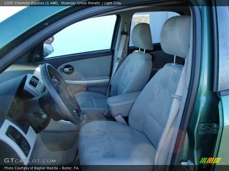 Meander Green Metallic / Light Gray 2005 Chevrolet Equinox LS AWD
