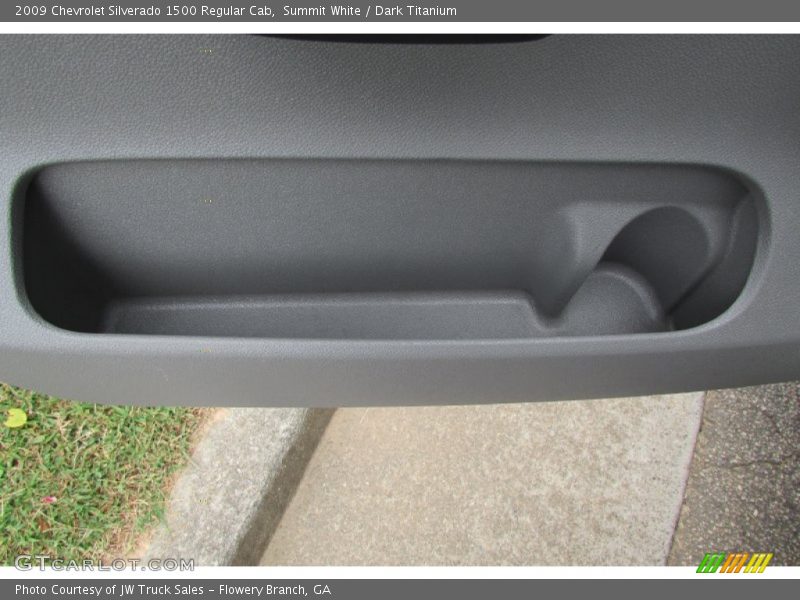 Summit White / Dark Titanium 2009 Chevrolet Silverado 1500 Regular Cab
