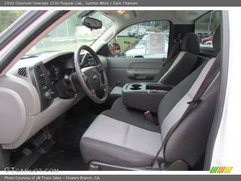 Summit White / Dark Titanium 2009 Chevrolet Silverado 1500 Regular Cab