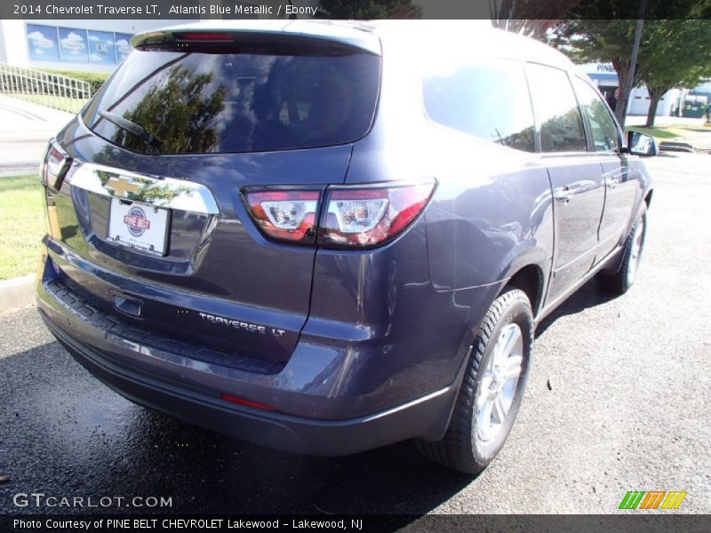 Atlantis Blue Metallic / Ebony 2014 Chevrolet Traverse LT
