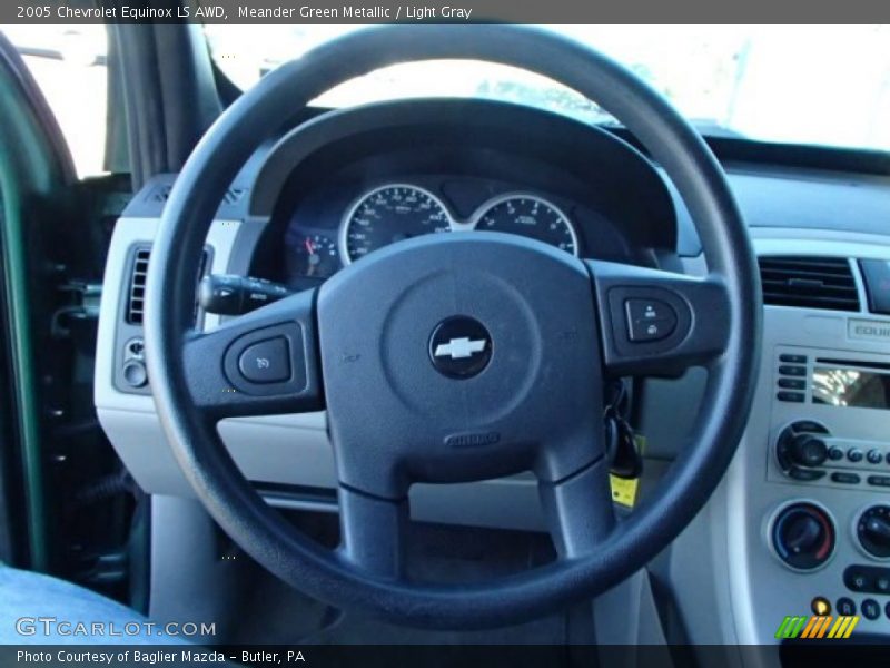 Meander Green Metallic / Light Gray 2005 Chevrolet Equinox LS AWD