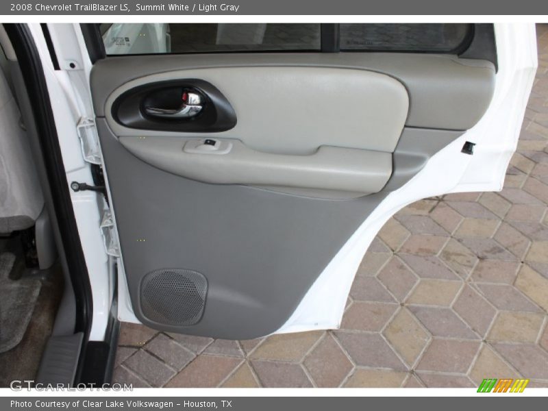 Summit White / Light Gray 2008 Chevrolet TrailBlazer LS