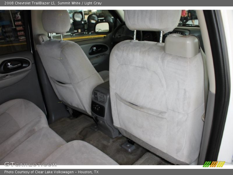 Summit White / Light Gray 2008 Chevrolet TrailBlazer LS