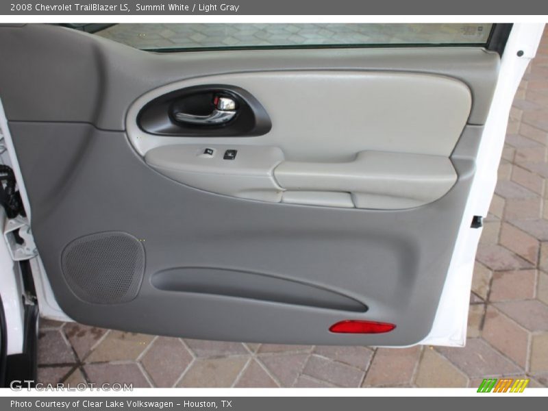 Summit White / Light Gray 2008 Chevrolet TrailBlazer LS