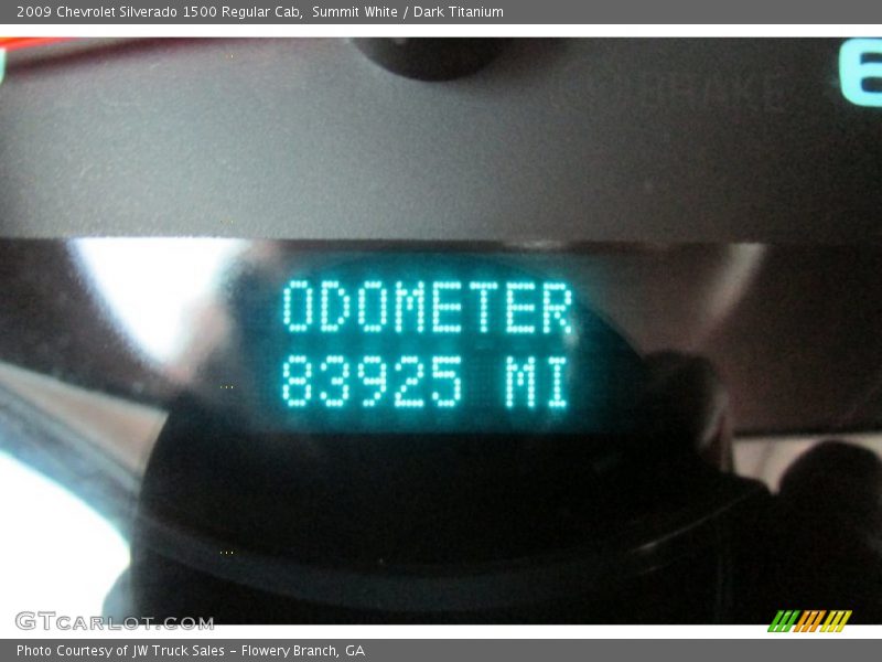 Summit White / Dark Titanium 2009 Chevrolet Silverado 1500 Regular Cab