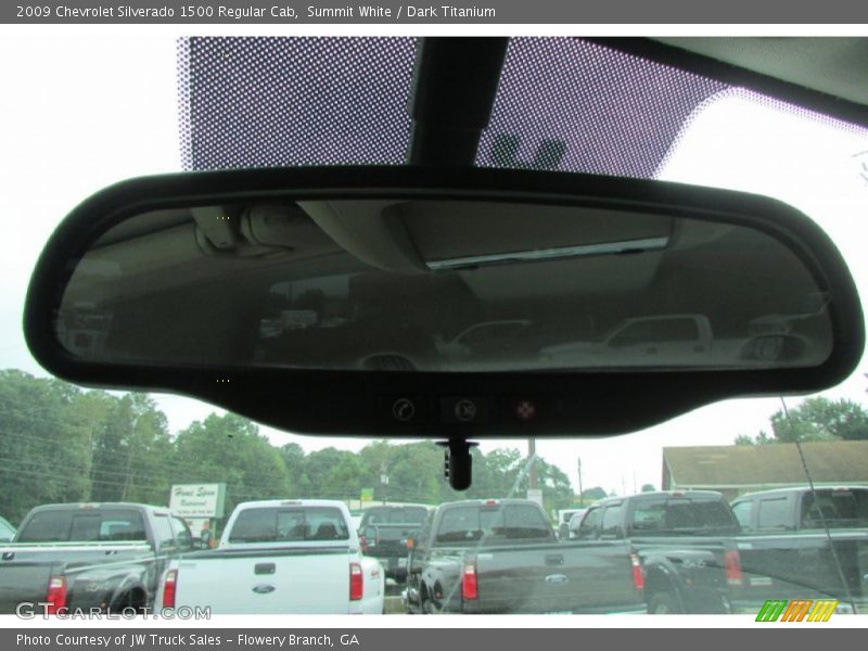 Summit White / Dark Titanium 2009 Chevrolet Silverado 1500 Regular Cab