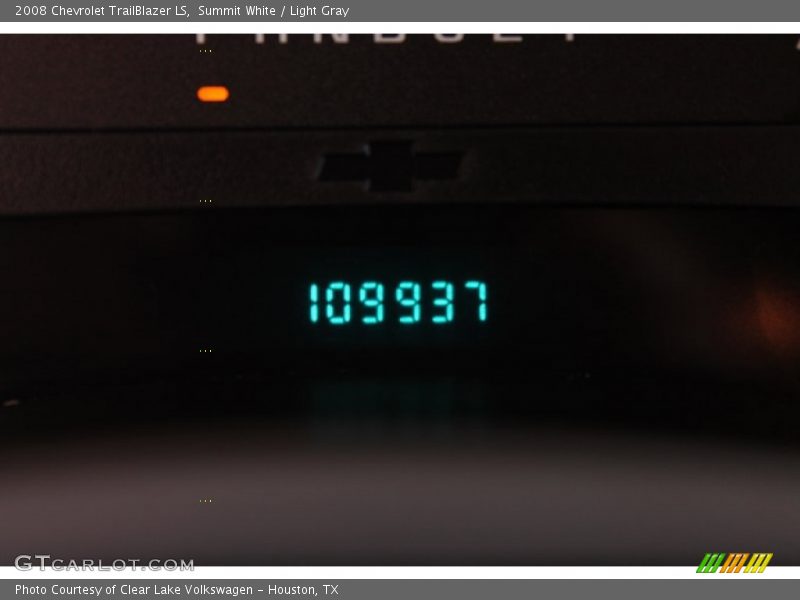 Summit White / Light Gray 2008 Chevrolet TrailBlazer LS