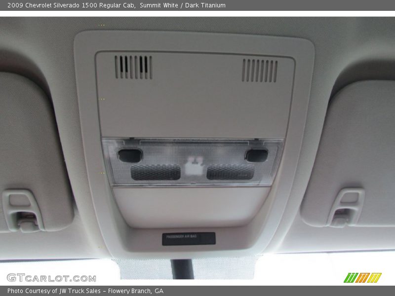Summit White / Dark Titanium 2009 Chevrolet Silverado 1500 Regular Cab