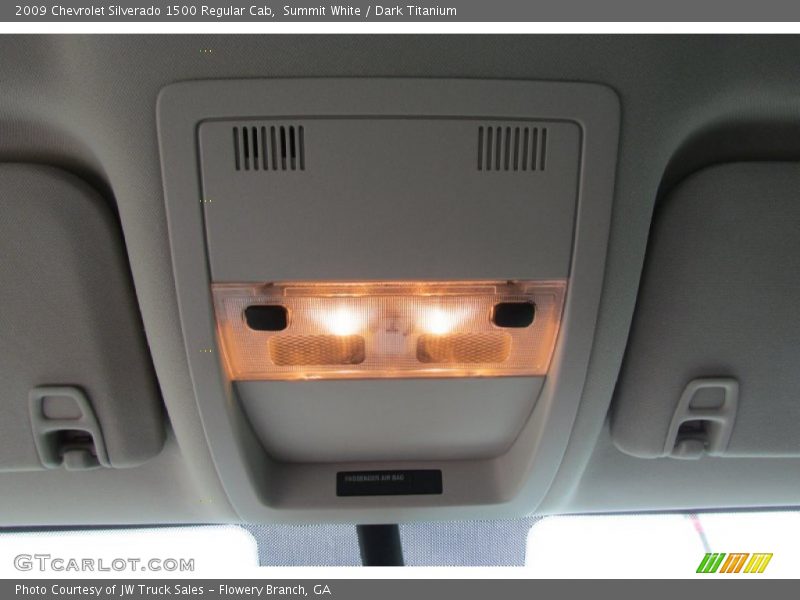 Summit White / Dark Titanium 2009 Chevrolet Silverado 1500 Regular Cab