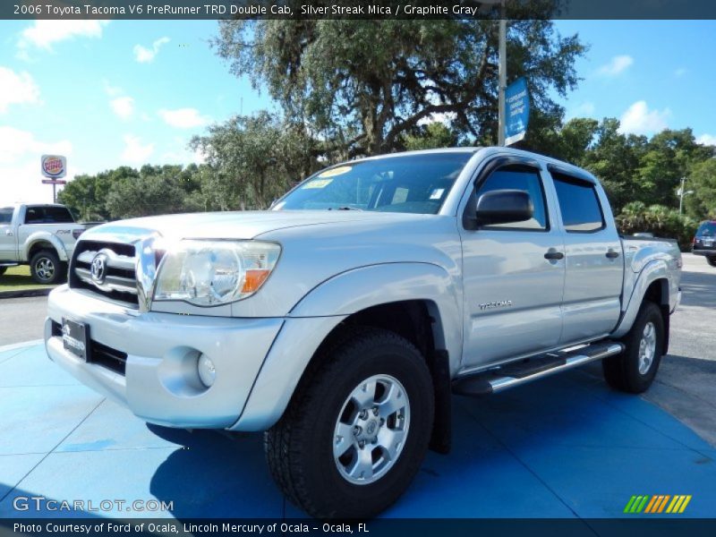 Silver Streak Mica / Graphite Gray 2006 Toyota Tacoma V6 PreRunner TRD Double Cab