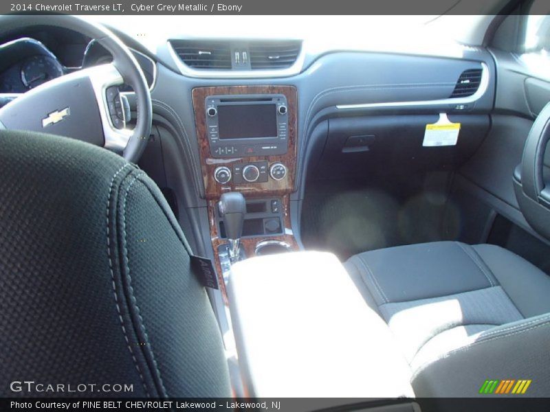 Cyber Grey Metallic / Ebony 2014 Chevrolet Traverse LT