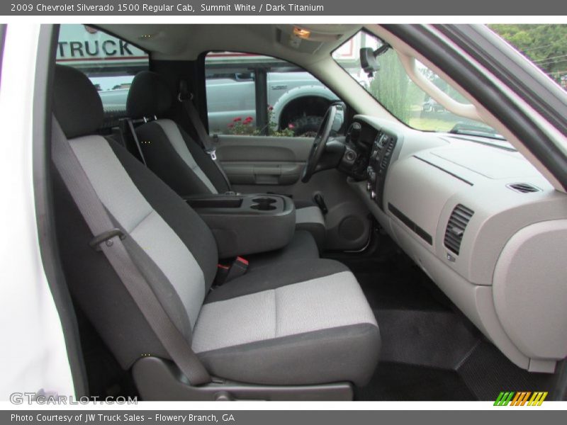 Summit White / Dark Titanium 2009 Chevrolet Silverado 1500 Regular Cab