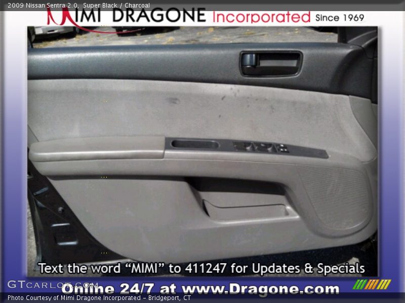 Super Black / Charcoal 2009 Nissan Sentra 2.0