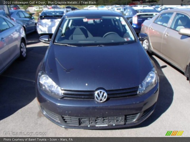 Blue Graphite Metallic / Titan Black 2010 Volkswagen Golf 4 Door