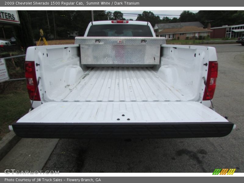 Summit White / Dark Titanium 2009 Chevrolet Silverado 1500 Regular Cab
