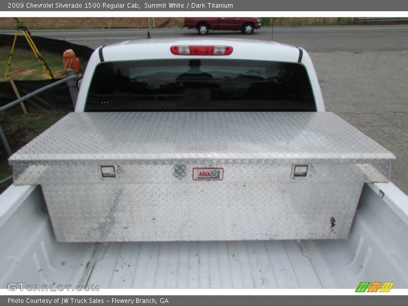 Summit White / Dark Titanium 2009 Chevrolet Silverado 1500 Regular Cab