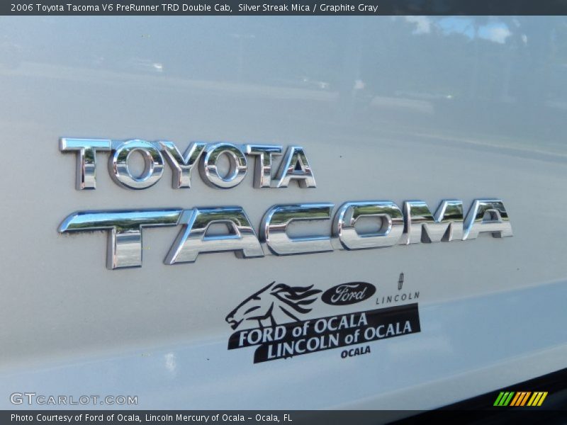 Silver Streak Mica / Graphite Gray 2006 Toyota Tacoma V6 PreRunner TRD Double Cab