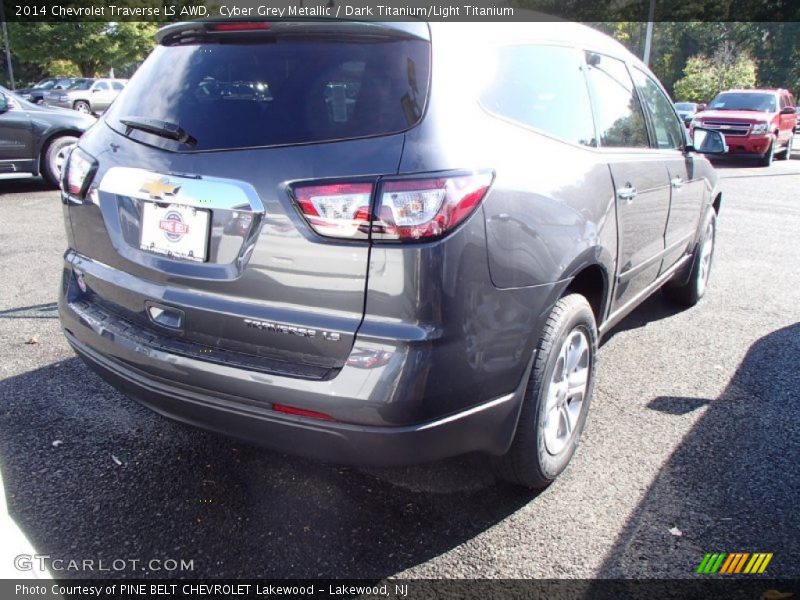 Cyber Grey Metallic / Dark Titanium/Light Titanium 2014 Chevrolet Traverse LS AWD