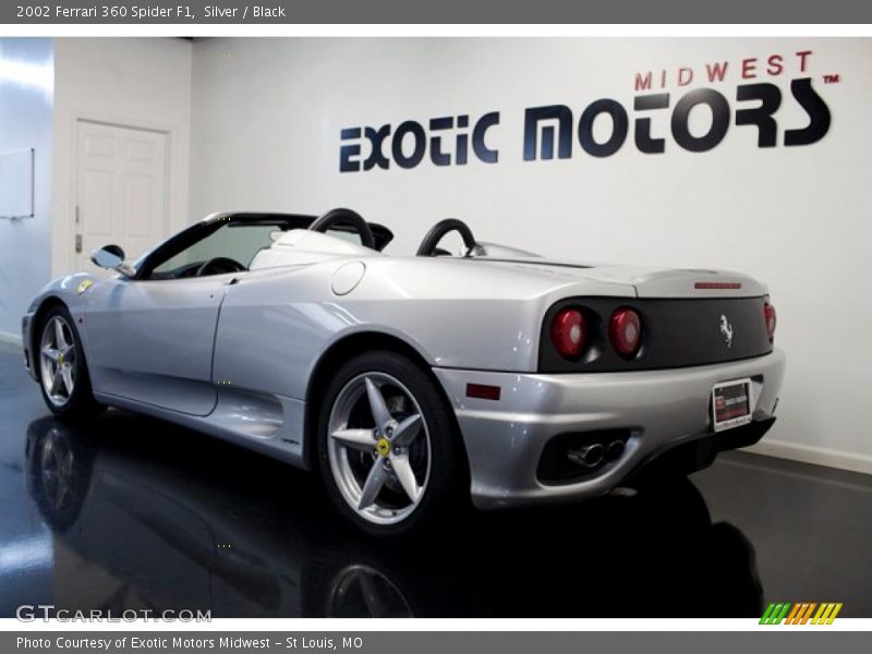 Silver / Black 2002 Ferrari 360 Spider F1