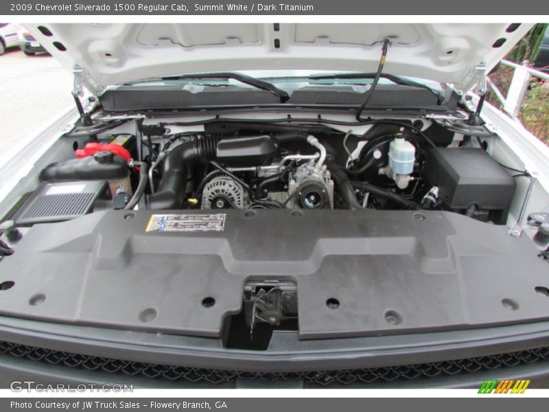 Summit White / Dark Titanium 2009 Chevrolet Silverado 1500 Regular Cab