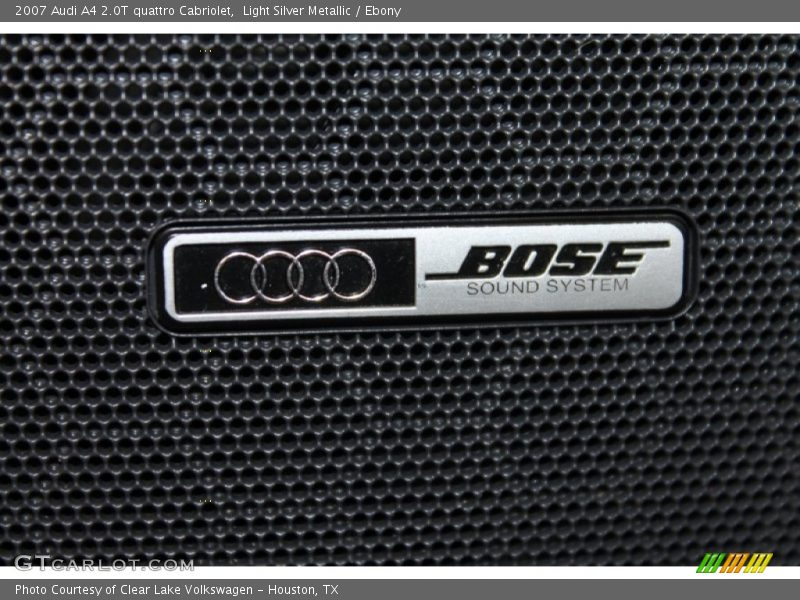 Light Silver Metallic / Ebony 2007 Audi A4 2.0T quattro Cabriolet