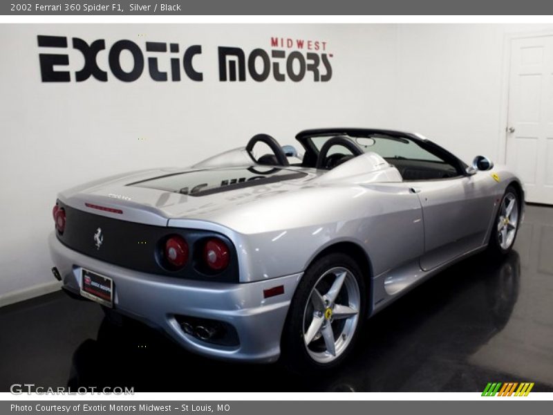 Silver / Black 2002 Ferrari 360 Spider F1