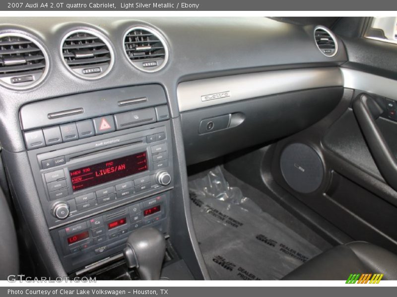 Light Silver Metallic / Ebony 2007 Audi A4 2.0T quattro Cabriolet