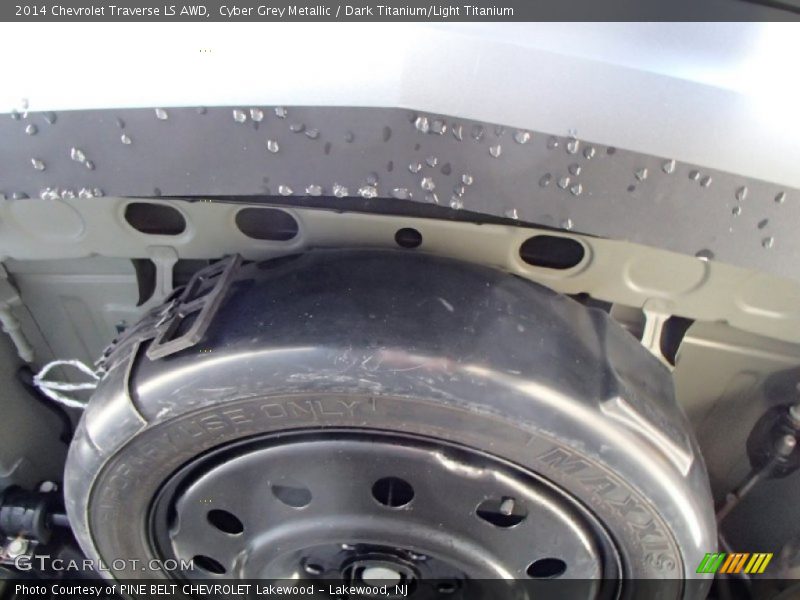 Cyber Grey Metallic / Dark Titanium/Light Titanium 2014 Chevrolet Traverse LS AWD
