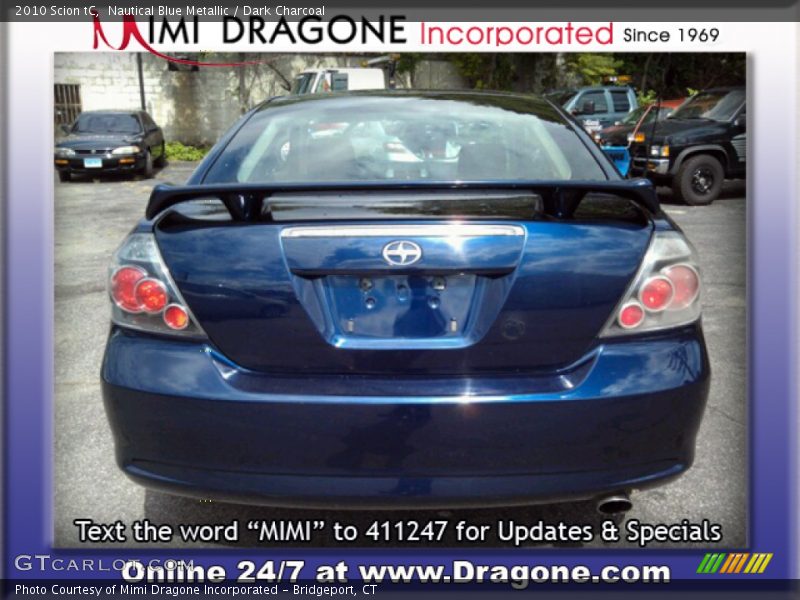 Nautical Blue Metallic / Dark Charcoal 2010 Scion tC