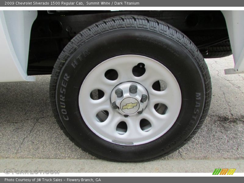 Summit White / Dark Titanium 2009 Chevrolet Silverado 1500 Regular Cab