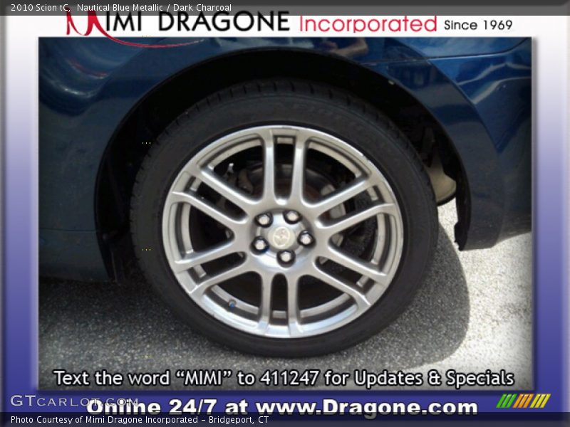 Nautical Blue Metallic / Dark Charcoal 2010 Scion tC